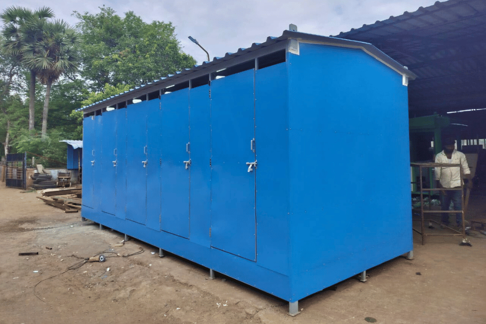 ppgi row toilets