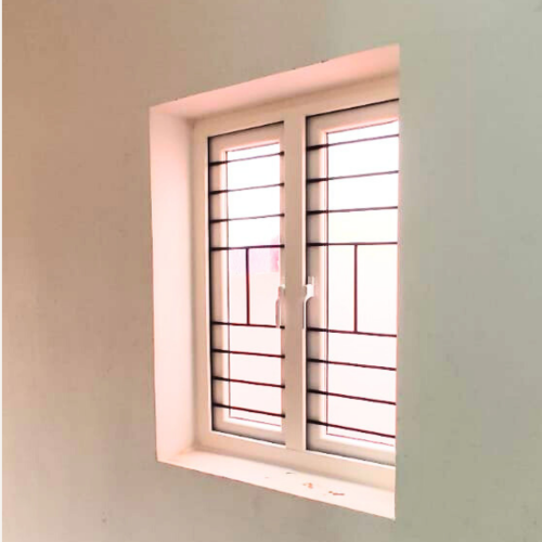 casement window with grill